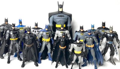 Collection of Batman action figures
