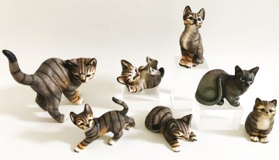 Cat figurines collecting