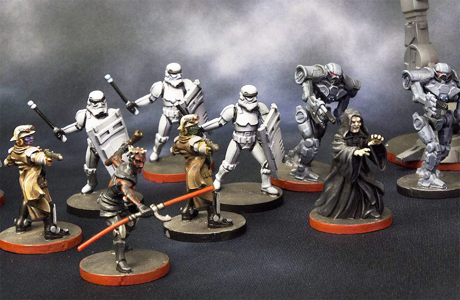 Star Wars Miniatures Game Limited Edition Scenario Pack Attack on Endor ATST for sale online