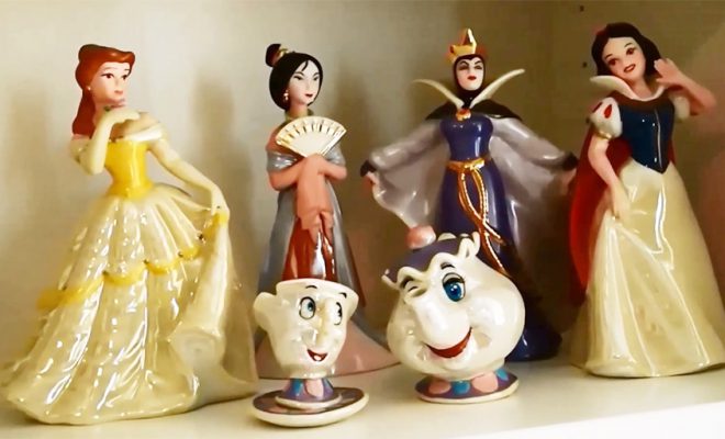 Determine the value of collectible Disney figures