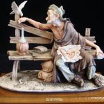 Giuseppe Armani Figurine: Old man and a bird