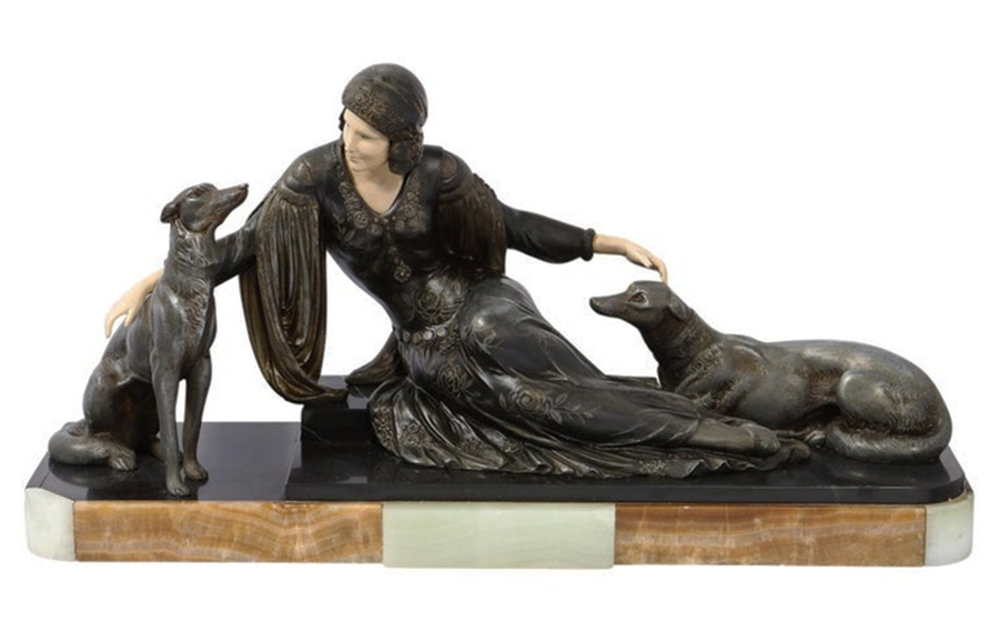 Art deco figurine collecting