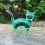 Cute glass cat figurines