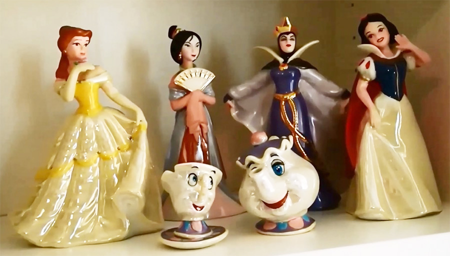 Determine the value of collectible Disney figures