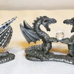 Pewter Dragon figurines