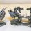 Pewter dragon figurines collecting