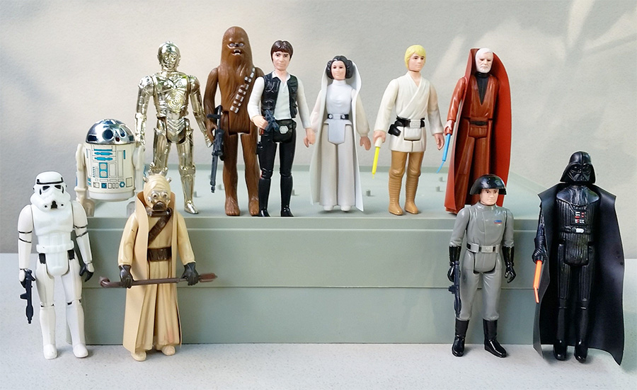 Kenner Star Wars action figures: First 12 Star Wars Vintage Action Figures