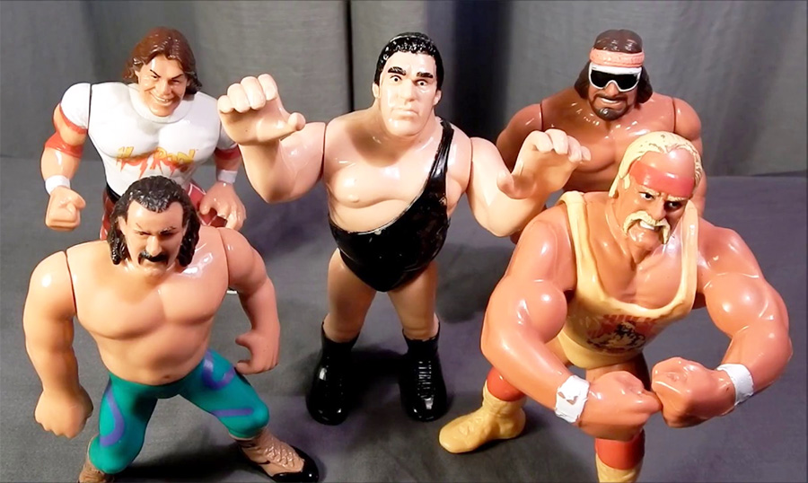 Wrestling action figures collecting