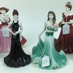 Coalport Fashion figures