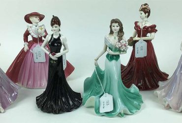 Coalport Fashion figures