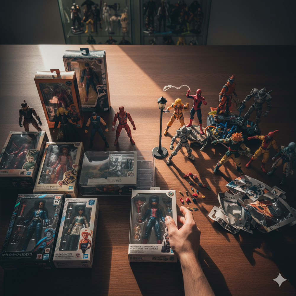 The Great Collector's Debate: Explore the pros and cons of keeping figures in their original packaging versus displaying them openly