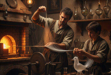A Brief History of Spun Glass: From Venetian Craft to Mid-Century Marvels