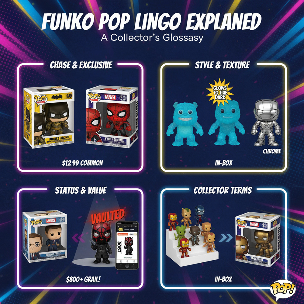 Funko Pop Lingo Explained: What "Chase," "Vaulted," and "Flocked" Mean