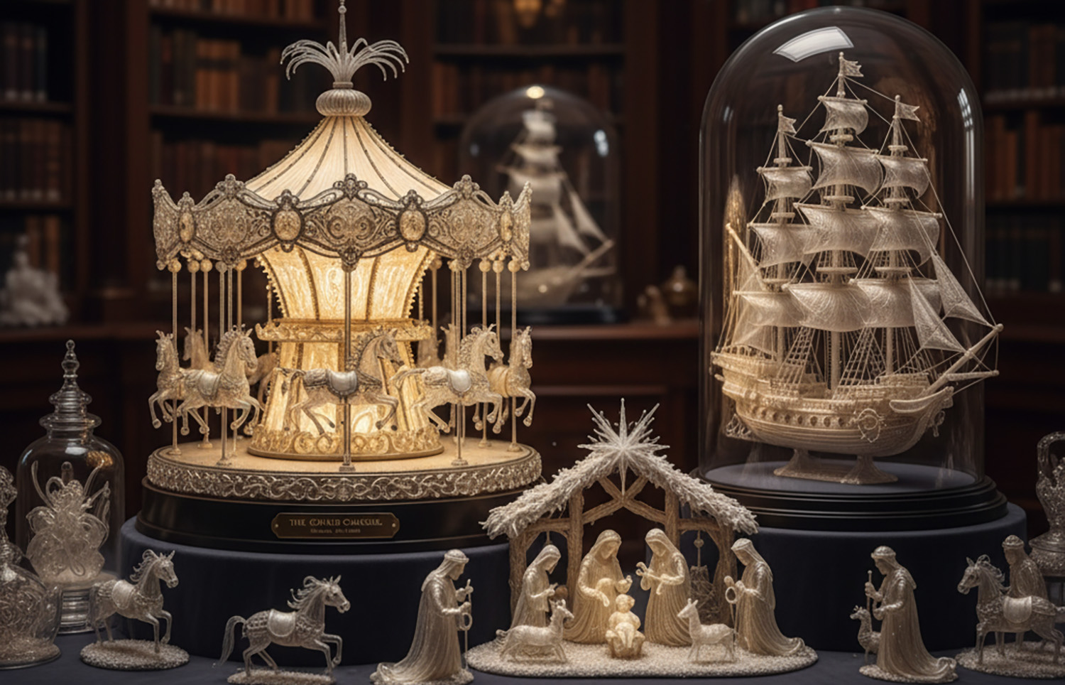 Rare and Unusual Spun Glass Collectibles
