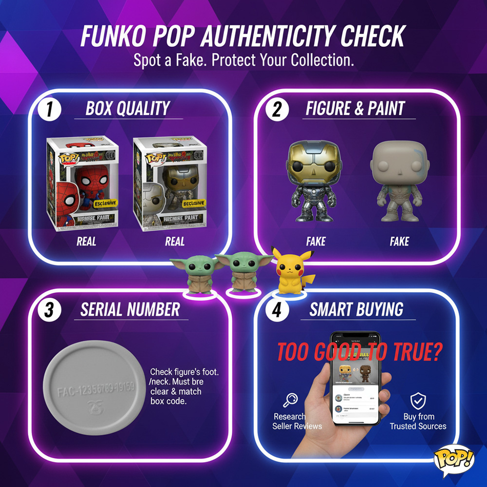 Spot a Fake Funko Pop: 7-Step Authenticity Check (2025 Guide)