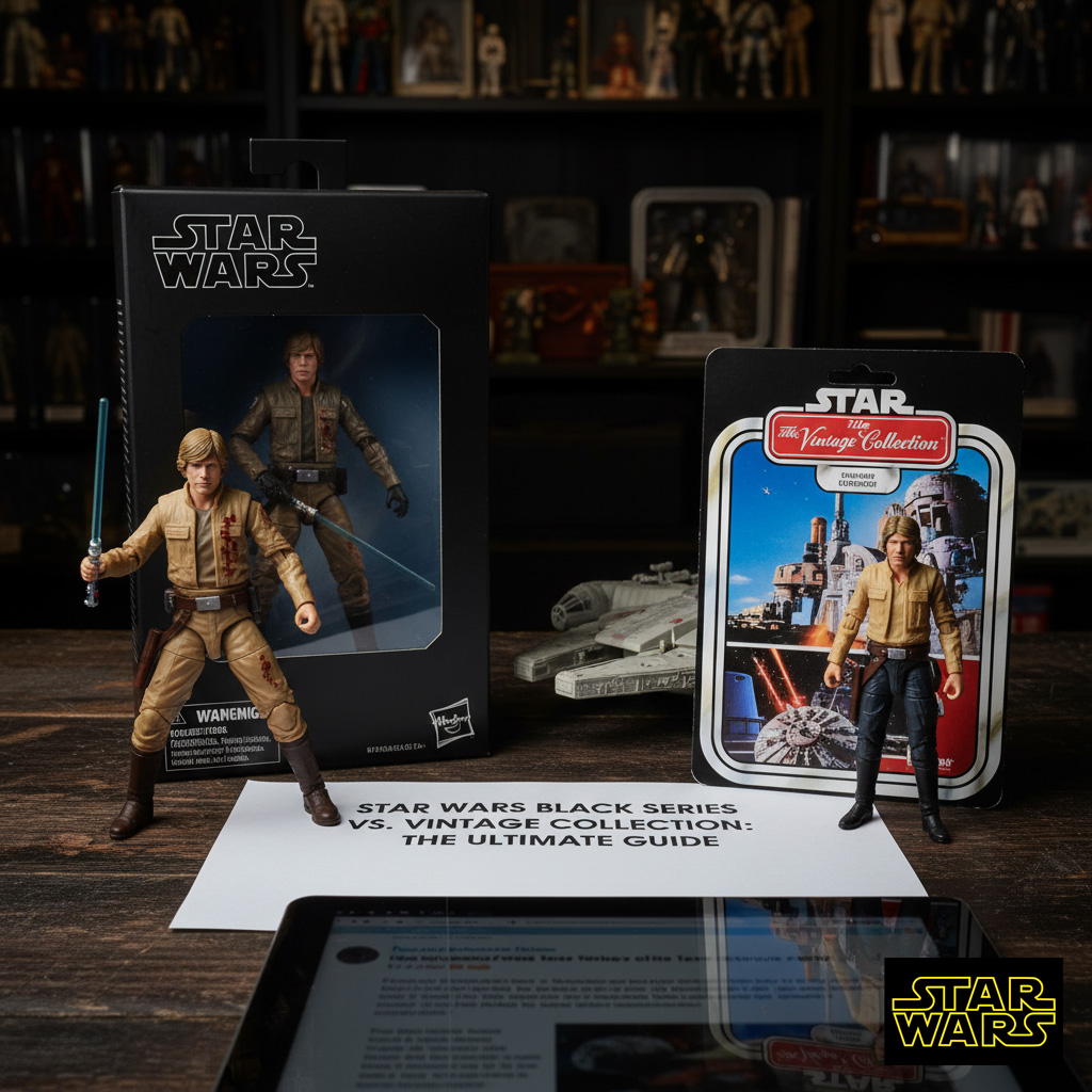 Star Wars Black Series vs. Vintage Collection: An Ultimate Collector's Guide